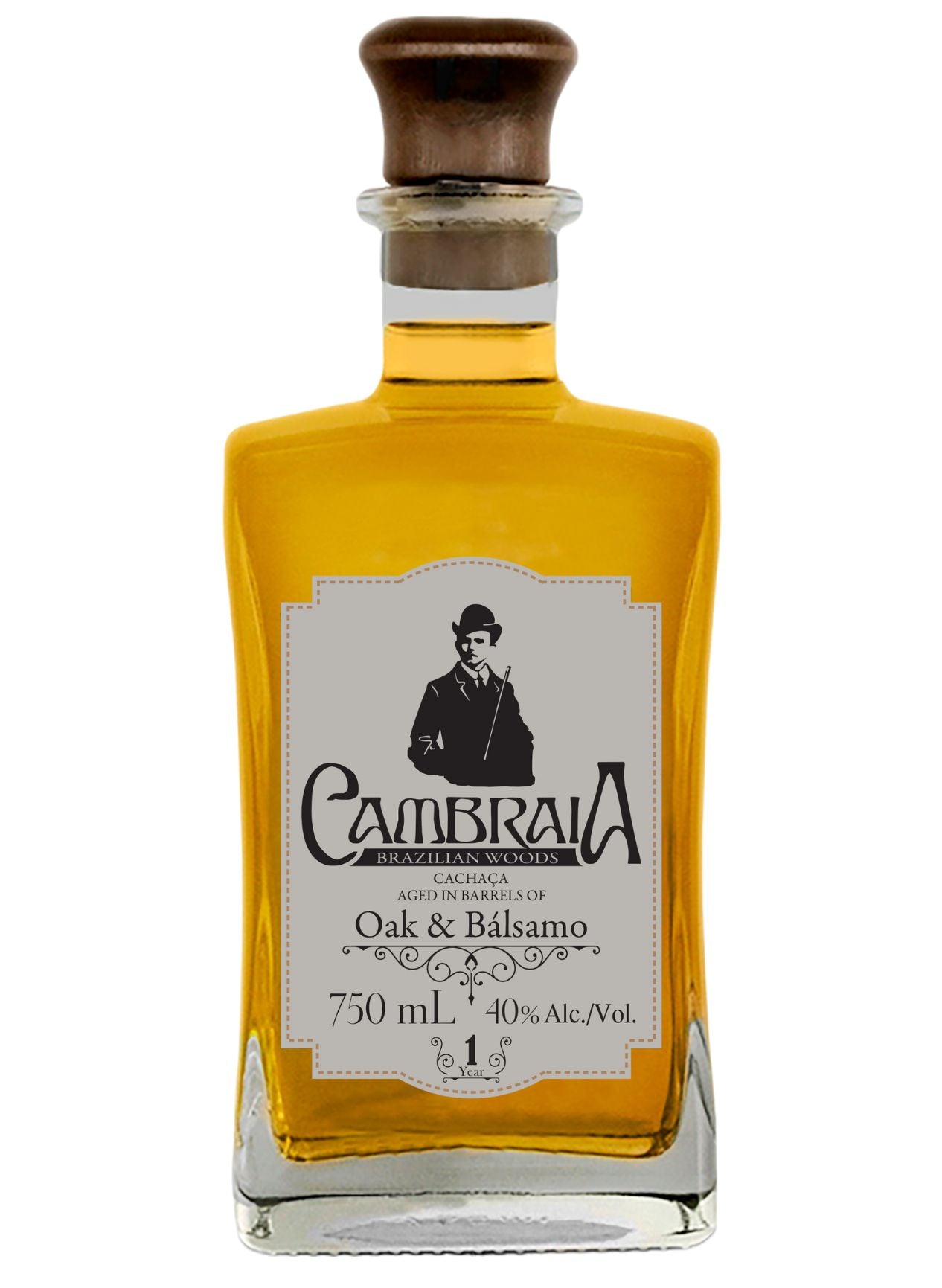 6010130 Cachaca Cambraia 1-Year Carvalho/Balsamo 750ml