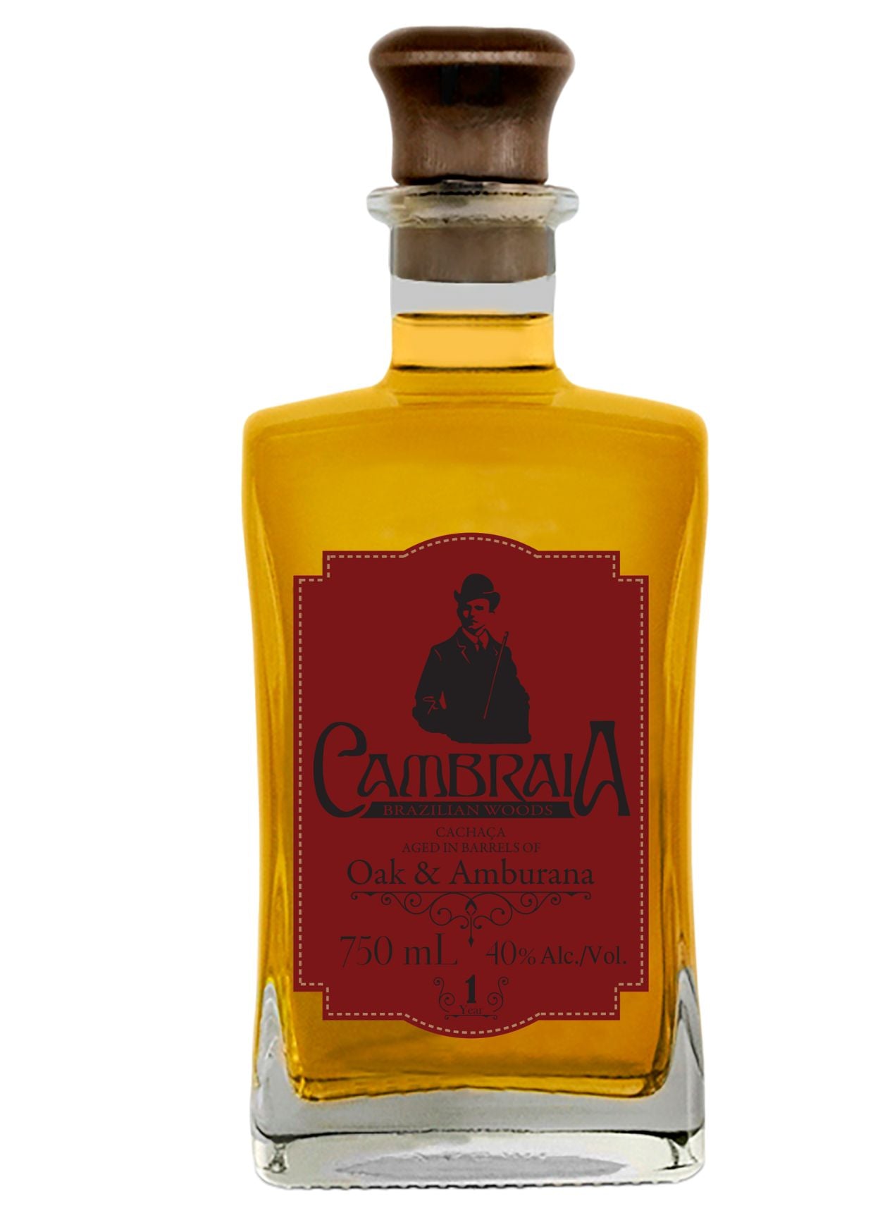 6010131 Cachaca Cambraia 1 Year Carvalho/Amburana 750ml